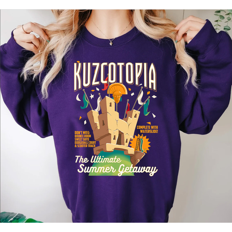 Retro 90s Disney The Emperor's New Groove Greeting From Kuzcotopia T-Shirt, Walt Disney World Tee, Disneyland Family Matching Shirts - 3.jpg