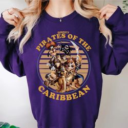 retro disney pirates of the caribbean shirt, disney mickey and friends shirt, walt disney world tee, disneyland family m