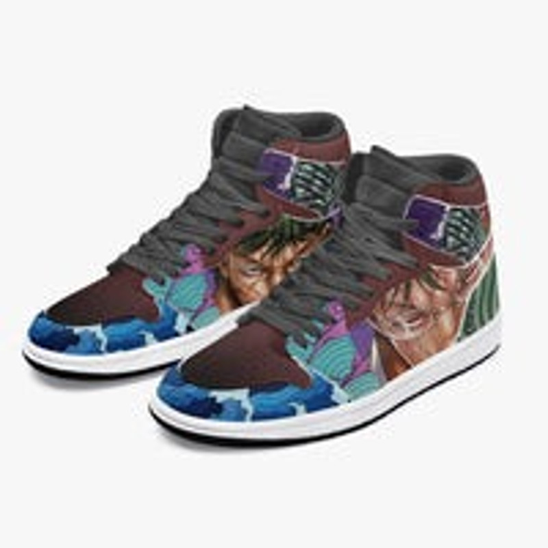 Baki Kaoru JD1 Shoes, Sakata Gintoki Gintama Jordan 1 Shoes, Sakata Gintoki Gintama Sneaker Shoes