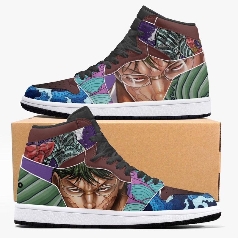 Baki Kaoru JD1 Shoes, Sakata Gintoki Gintama Jordan 1 Shoes, Sakata Gintoki Gintama Sneaker Shoes
