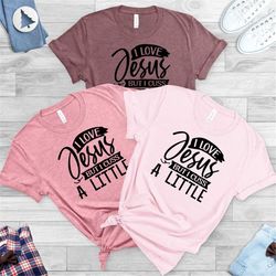 i love jesus but i cuss a little sweat, christian sweat, motivational christian shirt, religious gifts for women, jesus