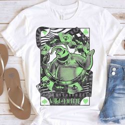 nightmare before christmas oogie boogie card retro shirt, disney jack and sally tee oogie boogie bash disneyland hallow