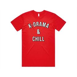 k-drama & chill t-shirt tee top kpop j-hope suga funny cute