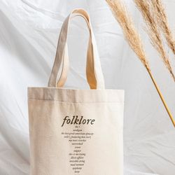 folklore tote bag, taylor merch, swift tote bag, special days tote bag, valentine's d