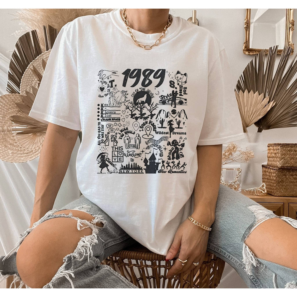 Taylor 1989 Album Shirt, Taylor Merch, Taylor Gift Shirt, Swiftie Merch, Swiftie Gift Shirt, Taylor Vintage Shirt, Retro Shirt - 1.jpg