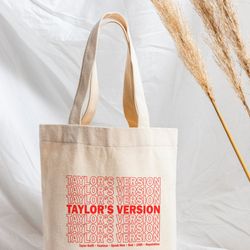 taylor's tote bag, taylor merch, gift tote bag, cute tote bag,  special days tote bag