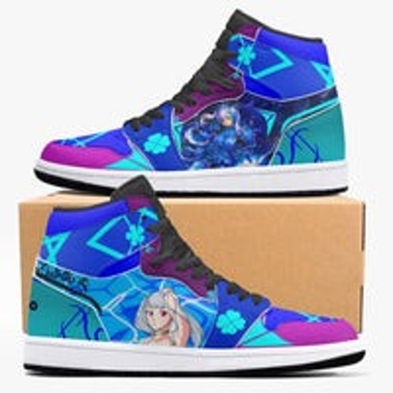 Black Clover Noelle Silva JD1 Shoes, Sakata Gintoki Gintama Jordan 1 Shoes, Sakata Gintoki Gintama Sneaker Shoes