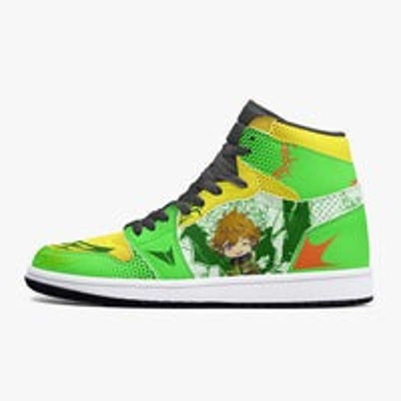 Black Clover Finral Roulacase JD1 Shoes, Sakata Gintoki Gintama Jordan 1 Shoes, Sakata Gintoki Gintama Sneaker Shoes