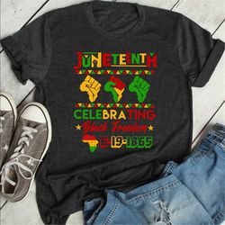 juneteenth celebrating black freedom 1865 african american t-shirt, juneteenth shirt, black history t-shirt, freeish shi