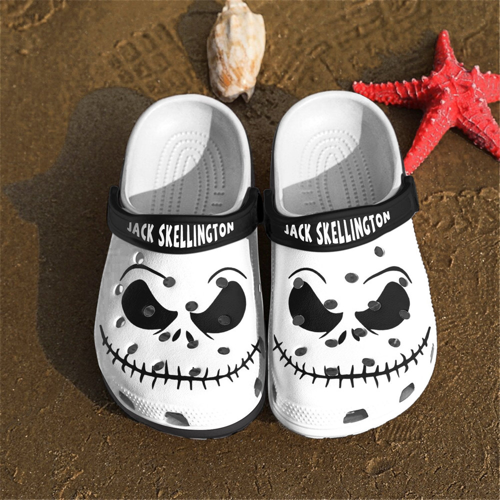Jack Skellington Crocband Crocs Clog Shoes.jpg
