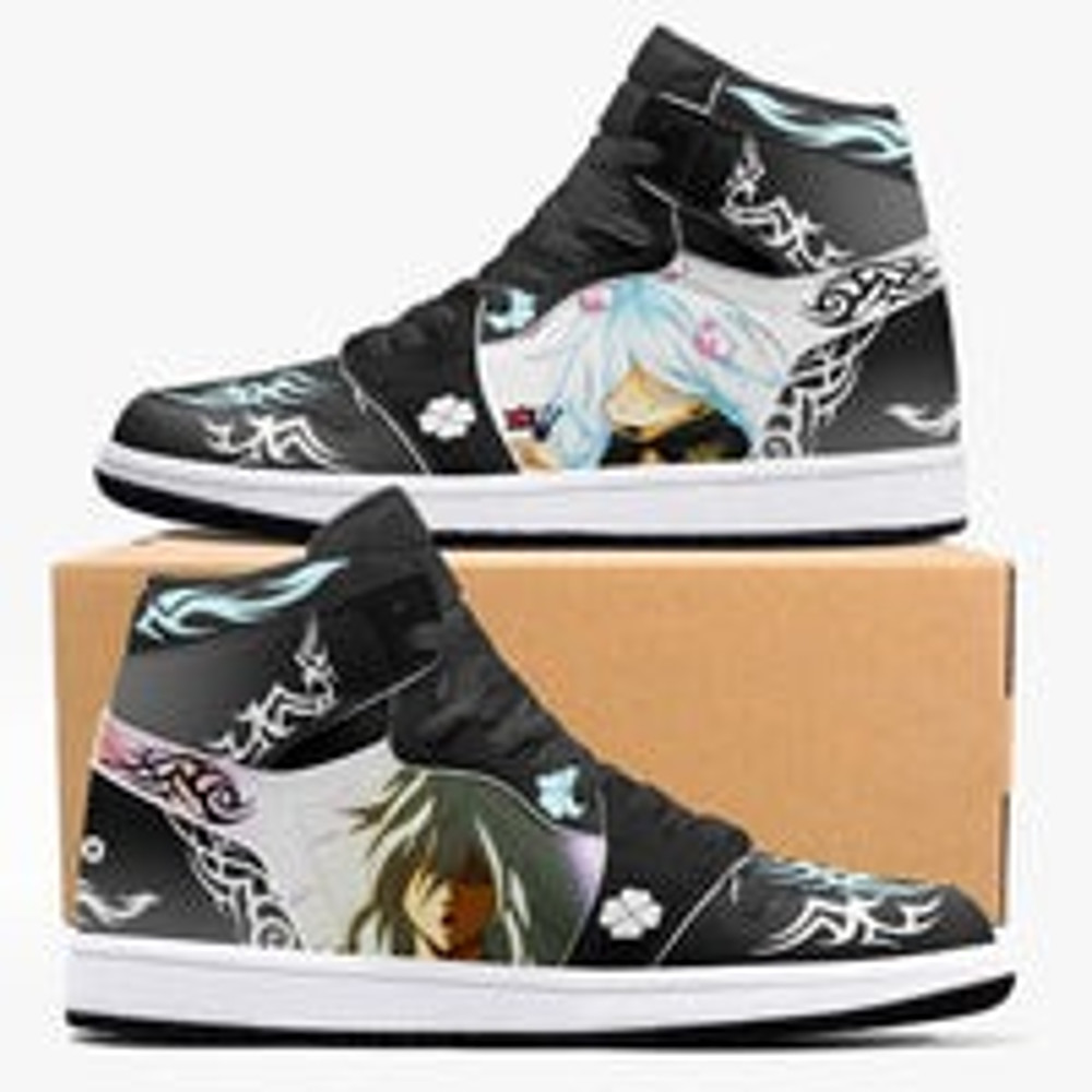 Black Clover Henry Legolant JD1 Shoes, Sakata Gintoki Gintama Jordan 1 Shoes, Sakata Gintoki Gintama Sneaker Shoes