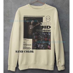vintage bootleg inspired sweatshirt | graphic unisex crewneck | jid - the forever story sweatshirt, aesthetic sd05