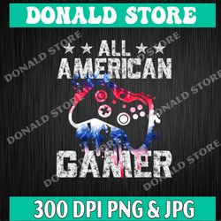 vintage american groovy 4th of july png, 4th of july png, game vintage png, american gamer png, digital