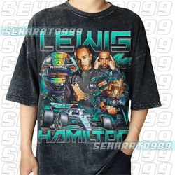 vintage wash lewis hamilton mercedes amg petronas f1 team shirt, lewis hamilton shirt, lewis hamilton f1 t-shirt lw42