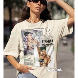 unapologetic - rihanna tshirt | vintage style music t-shirt | music inspired rap tee | rihanna tracklist shirt music gif
