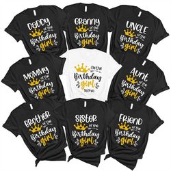 birthday squad shirts, birthday team shirt, birthday party shirts, birthday group shirts,birthday girl t-shirt, birthday