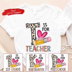 back to school shirt, custom grade teacher shirt, leopard print teacher shirt, teacher gift