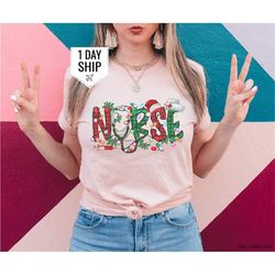 nurse christmas shirt, funny christmas gifts, christmas shirt for nurse