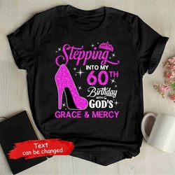 custom 60th birthday shirt for women, 60 years old birthday shirt, personalized birthday gift, 1962 birthday shirt, step