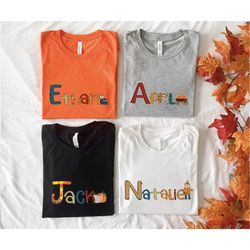 custom thanksgiving shirt, custom name shirt, thanksgiving shirt