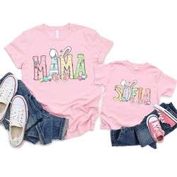 personalized easter kids shirt, cute easter gift for son daughter, boys girls easter shirt, kids easter shirt, cute east