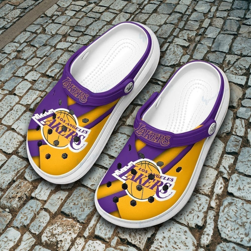 Los Angeles Lakers Crocs Crocband Clogs AZ133.jpg