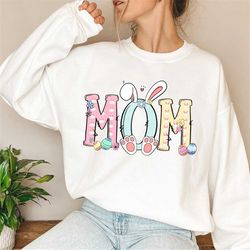 mama bunny easter shirt, mother bunny shirt, mom grandma mimi gigi bunny baby, pregnancy shirt, easter expecting mom top