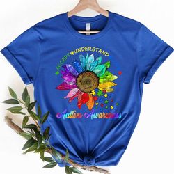 sunflower puzzle piece autism shirt, autism awareness shirt, autism mom shirt, autistic pride shirt, autism shirt