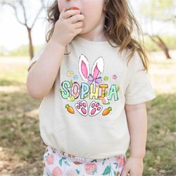 personalized name easter shirt, personalized easter family shirt, custom name shirt, easter shirt, easter gift for kids