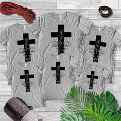 christian shirts , love and grace shirt, faith cross, vertical cross, faith shirt, faith cross shirt, christian gift, fa