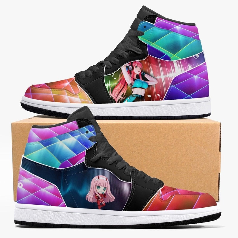 Darling in The Franxx Zero Two JD1 Shoes, Sakata Gintoki Gintama Jordan 1 Shoes, Sakata Gintoki Gintama Sneaker Shoes