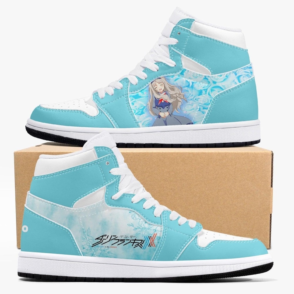Darling in The Franxx Kokoro JD1 Shoes, Sakata Gintoki Gintama Jordan 1 Shoes, Sakata Gintoki Gintama Sneaker Shoes