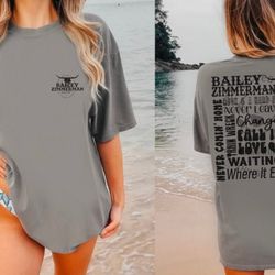 bailey zimmerman music tshirt, bailey zimmerman te