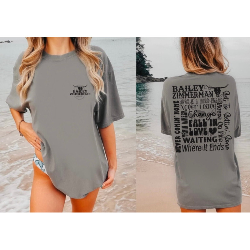 Bailey Zimmerman music tshirt, Bailey Zimmerman Tee, Zimmerman song Sweatshirt, Gift for Bailey Zimmerman Fans - 1.jpg