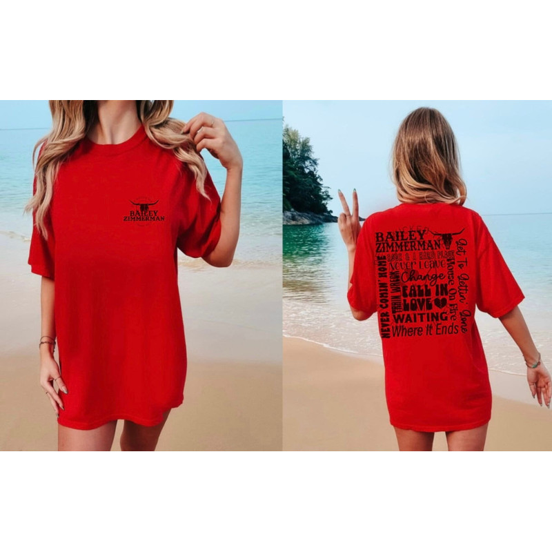 Bailey Zimmerman music tshirt, Bailey Zimmerman Tee, Zimmerman song Sweatshirt, Gift for Bailey Zimmerman Fans - 2.jpg