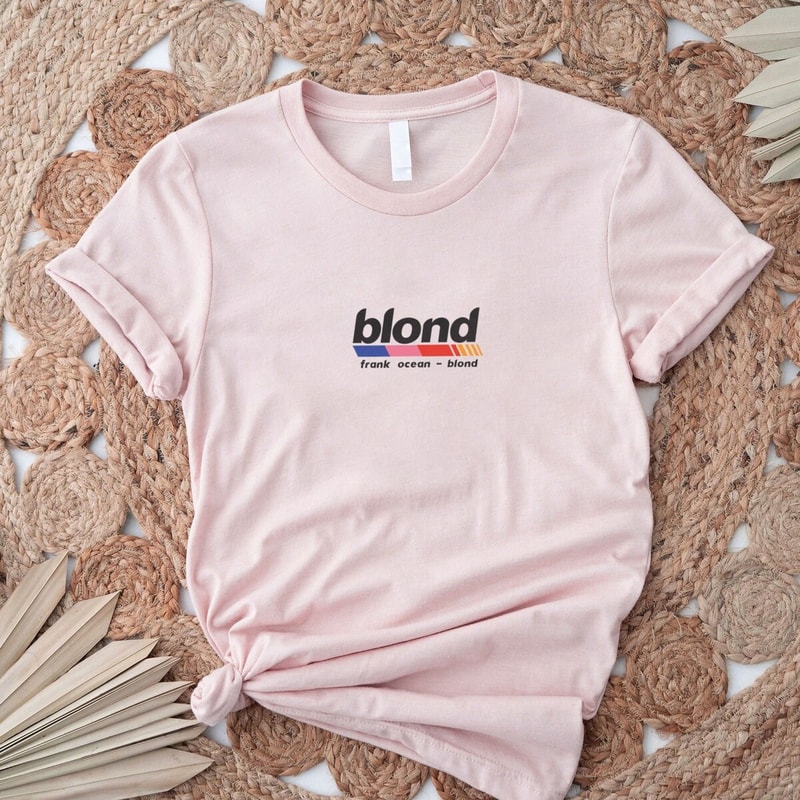 Blond T-Shirt, Blond Vintage 90s Style Shirt, Oversized Y2k Shirt, Cute Birthday Gift, Gift for Frank Ocean Fans - 3.jpg