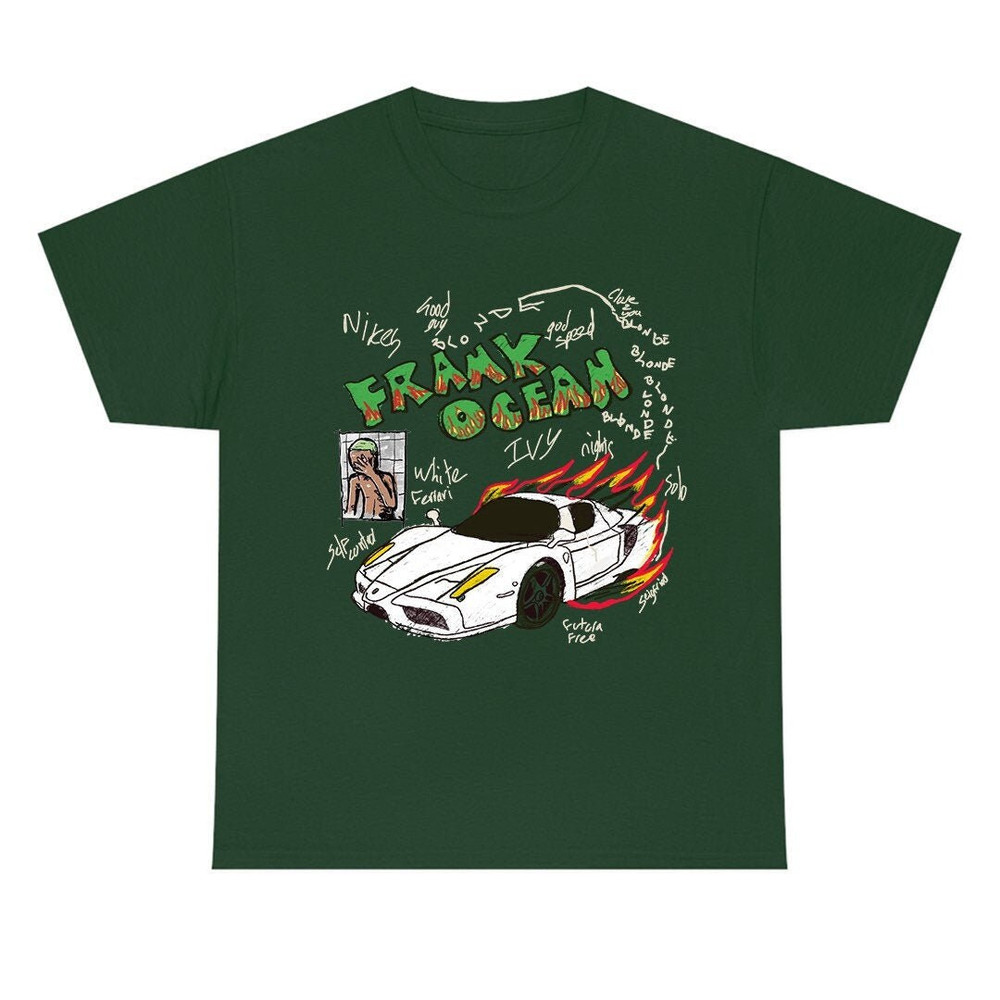 Frank Ocean BLOND ART Short Sleeve Shirt blond album music gift vintage style tee Blonded Trends Original Design - 4.jpg