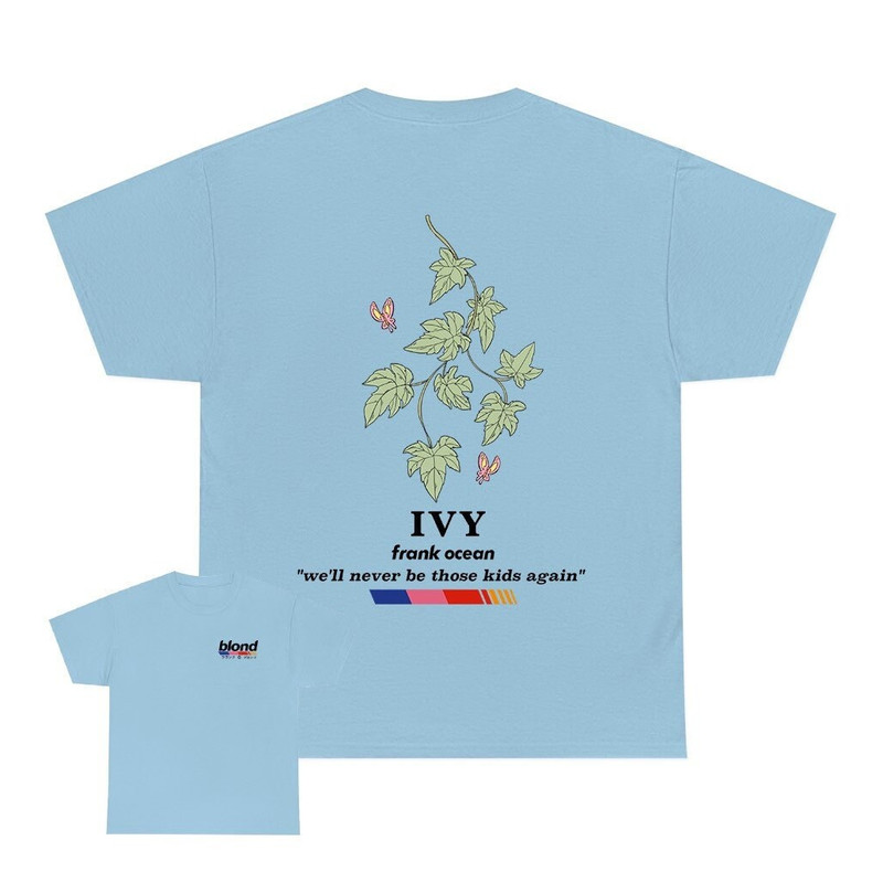 Frank Ocean BLOND IVY Short Sleeve T Shirt blond album blonded music gift cool gift ideas - 6.jpg