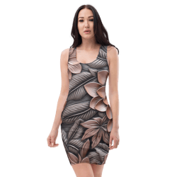 all over printed women cut and hand sewn made especially bodycon dress fitted dresses sleeveless sexy party wear