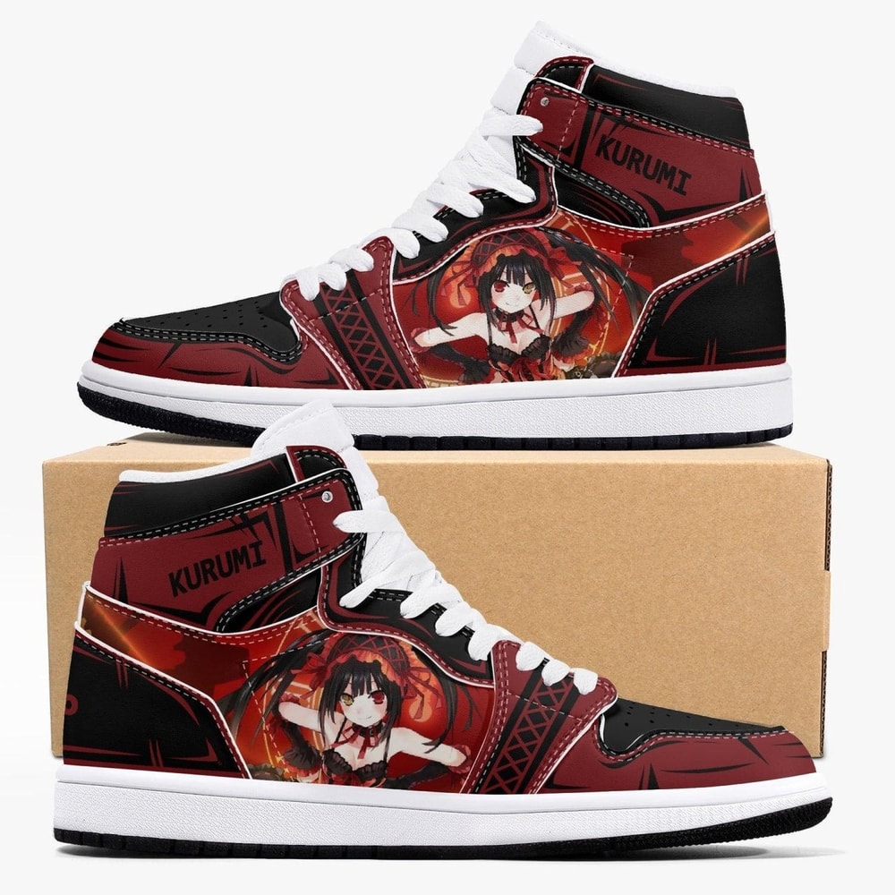 Date A Live Kurumi Tokisaki JD1 Shoes, Sakata Gintoki Gintama Jordan 1 Shoes, Sakata Gintoki Gintama Sneaker Shoes