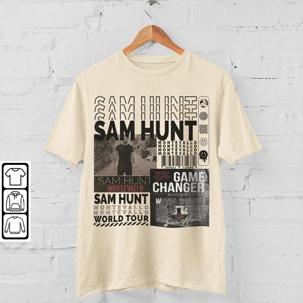 Sam Hunt Music Shirt, 90s Y2K Merch Vintage Sam Hunt Extends Tour 2023 Tickets Album Montevallo, Gift For Fan - 3.jpg