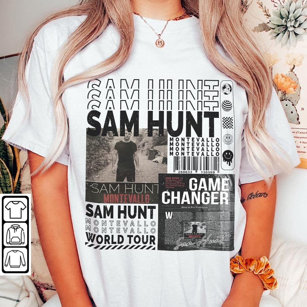Sam Hunt Music Shirt, 90s Y2K Merch Vintage Sam Hunt Extends Tour 2023 Tickets Album Montevallo, Gift For Fan - 5.jpg