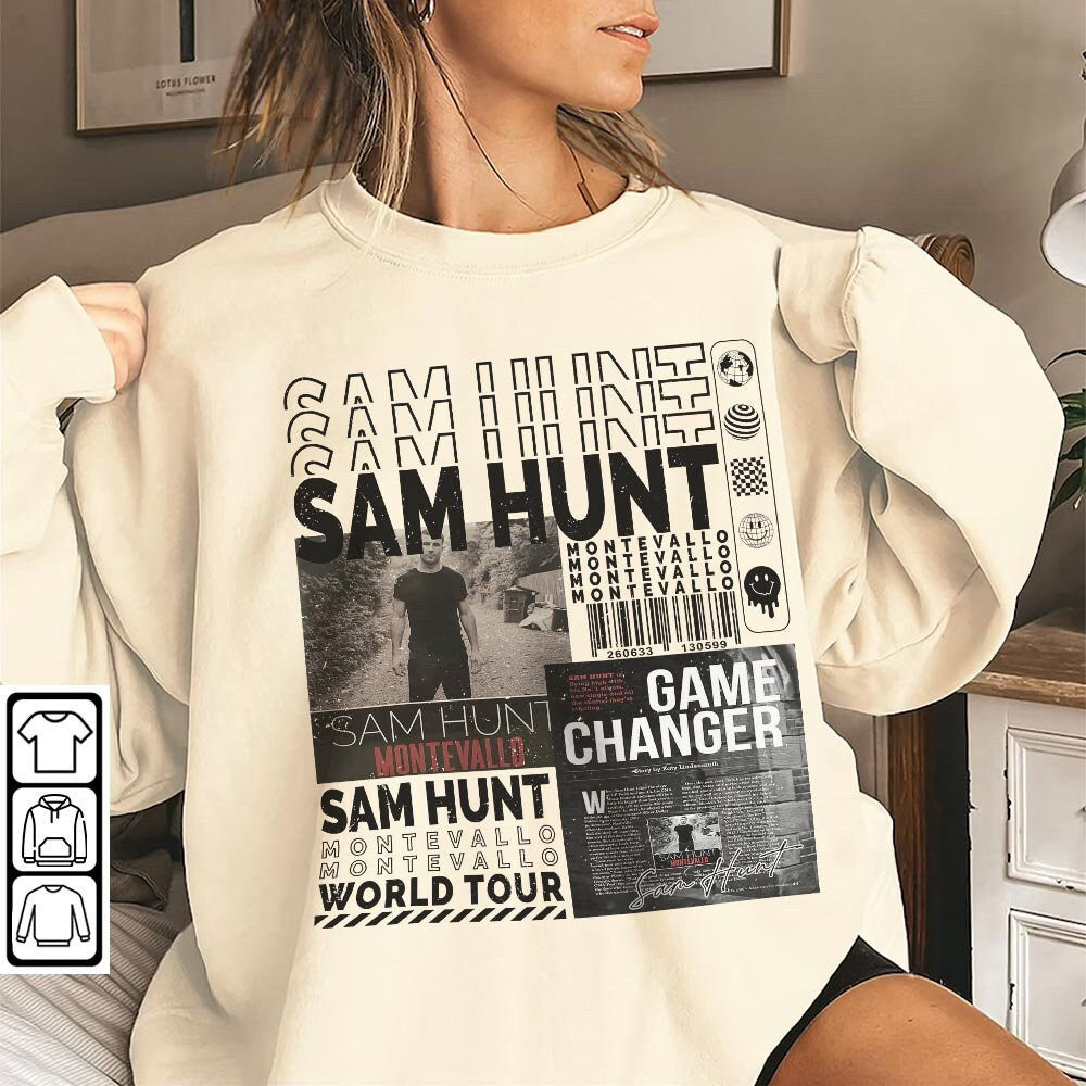Sam Hunt Music Shirt, 90s Y2K Merch Vintage Sam Hunt Extends Tour 2023 Tickets Album Montevallo, Gift For Fan - 6.jpg