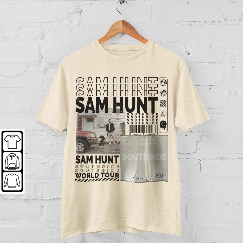 Sam Hunt Music Shirt, 90s Y2K Merch Vintage Sam Hunt Extends Tour 2023 Tickets Album Southside PNG Gift For Fan - 3.jpg