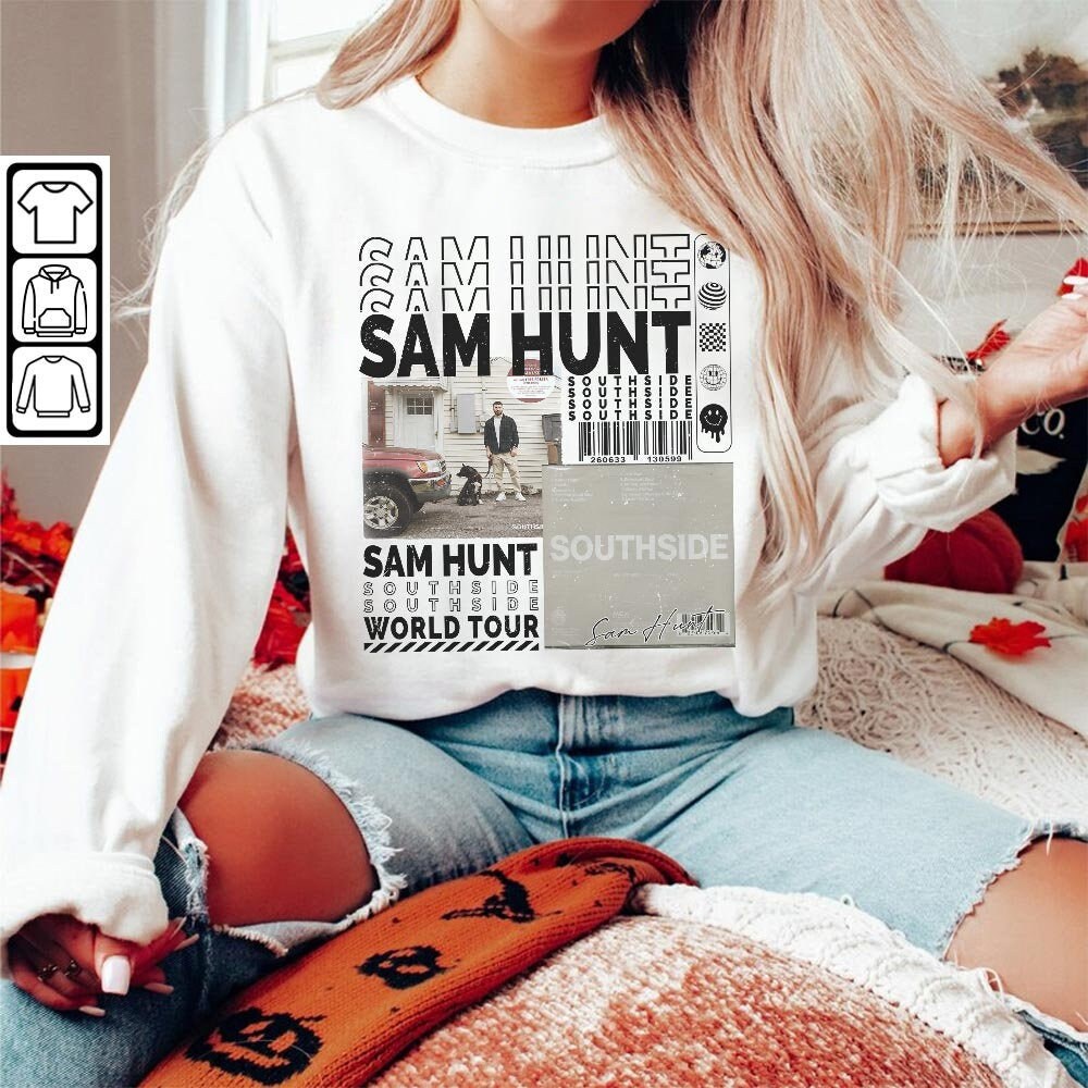 Sam Hunt Music Shirt, 90s Y2K Merch Vintage Sam Hunt Extends Tour 2023 Tickets Album Southside PNG Gift For Fan - 4.jpg