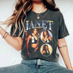 vintage style janet jackson t shirt, janet jackson