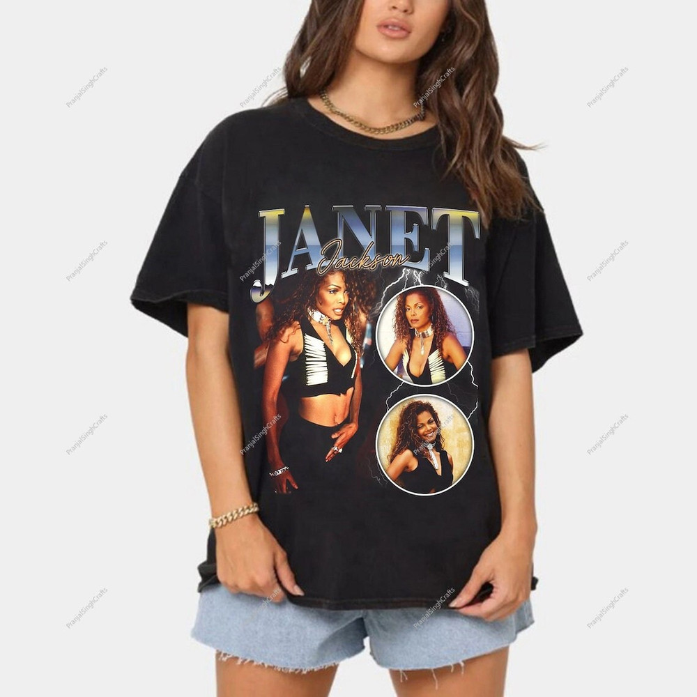 Vintage Style Janet Jackson T shirt, Janet jackson Rap T shirts, Janet jackson Graphic Tee Music, Hip Hop tshirt, Fan tshirt - 3.jpg