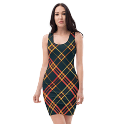 all over printed women cut and hand sewn made especially bodycon dress fitted dresses sleeveless sexy party wear