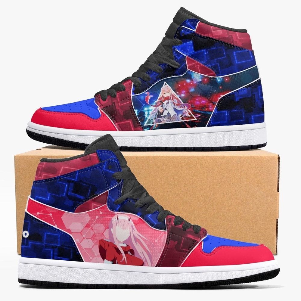 Darling in The Franxx ZeroTwo JD1 Shoes, Sakata Gintoki Gintama Jordan 1 Shoes, Sakata Gintoki Gintama Sneaker Shoes