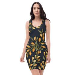 all over printed women cut and hand sewn made especially bodycon dress fitted dresses sleeveless sexy party wear